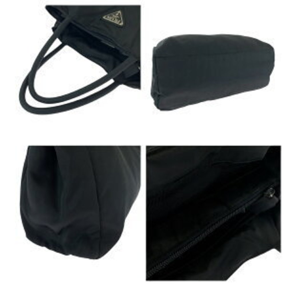 Prada Tessuto Shoulder Triangular Nylon Black Bag - image 4